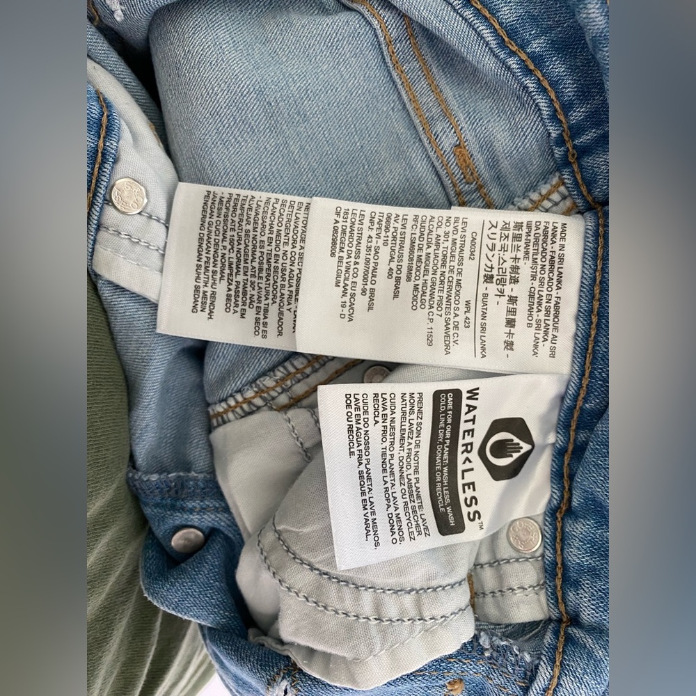 Levi’s 721 High Rise Skinny Ankle Jeans Size 26 - Picture 4 of 4